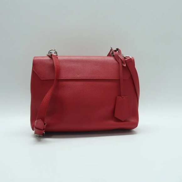 Louis Vuitton Lockme Red Leather Satchel 1022-032225 - Picture 2 of 12